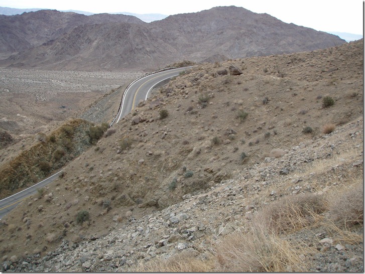 steep desert climb