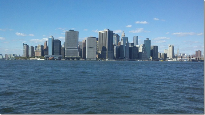 manhattan from ferry
