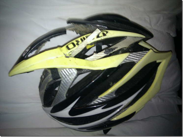 helmet crash